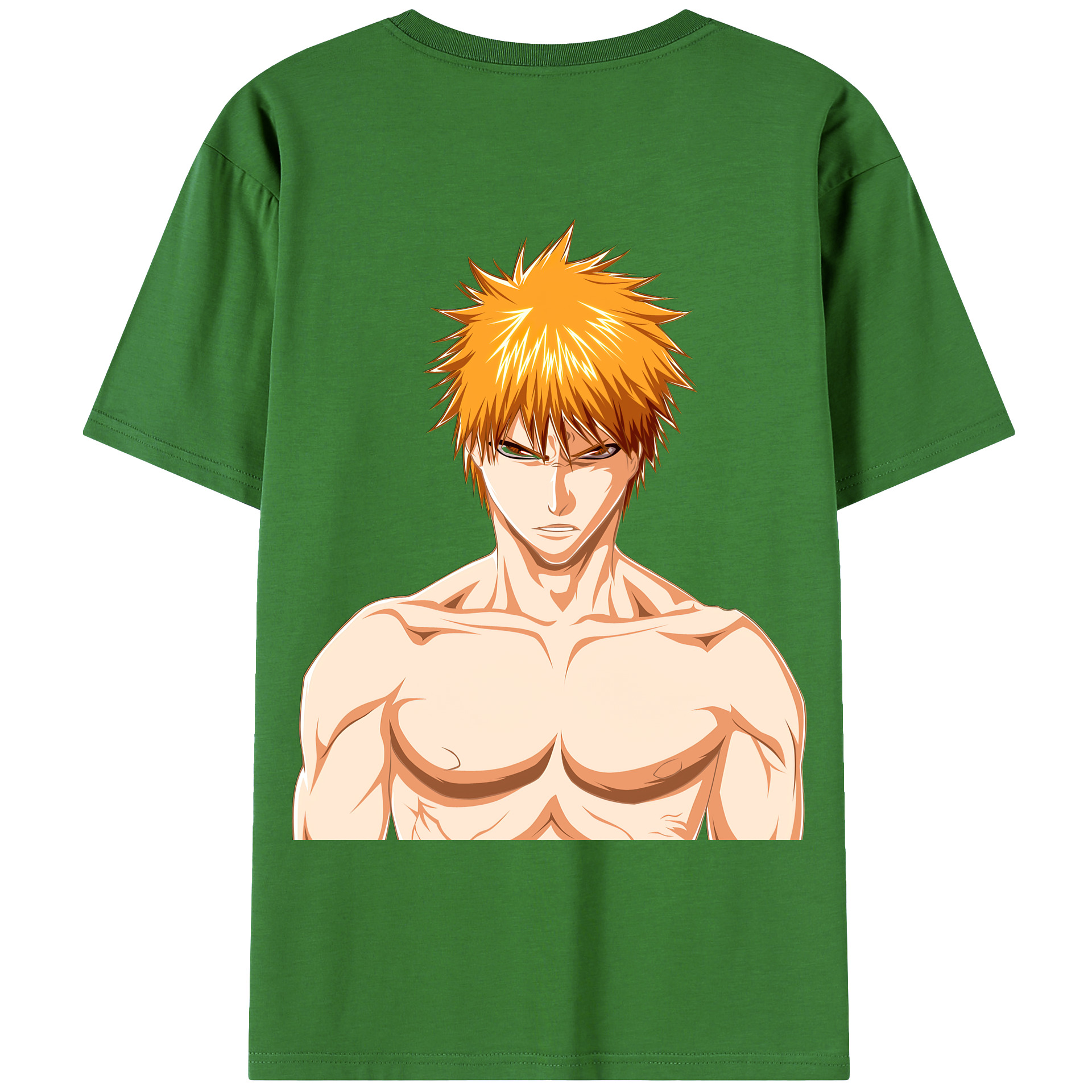 （画像用） ブリーチ 黒崎一護（くろさき いちご）BLEACH Kurosaki Ichigo レディース半袖Tシャツ(バックプリント)